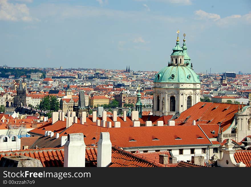 Prague city of czech republic