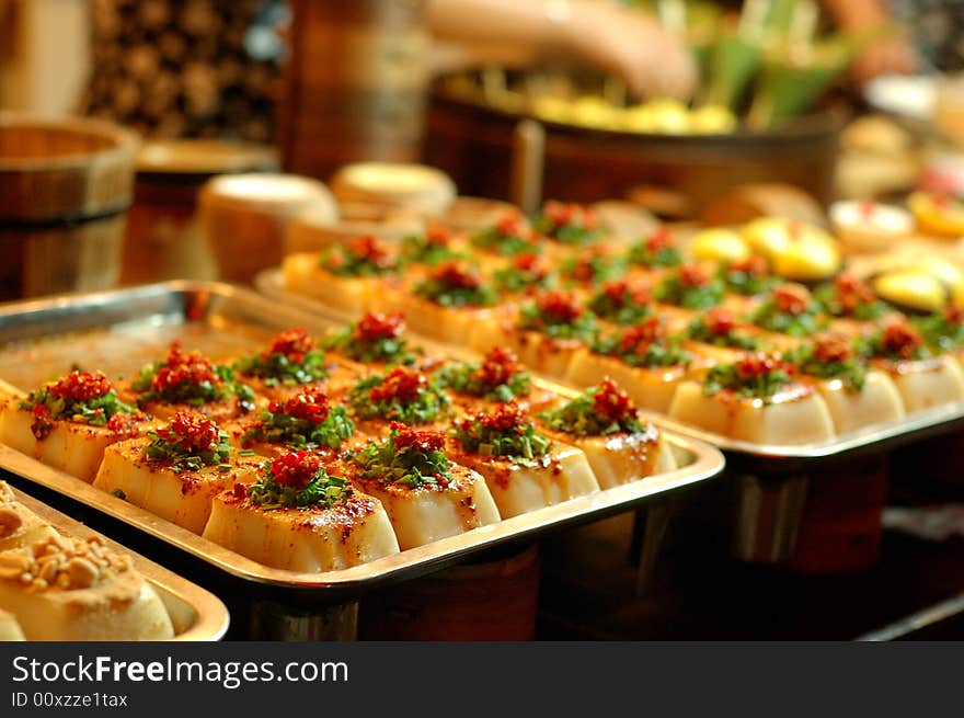 Chengdu Snack in Jinli, Chengdu, Sichuan, China