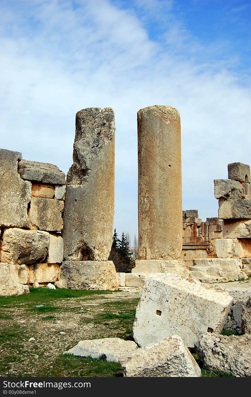 Ruins of Baalbek.Lebanon,unesco