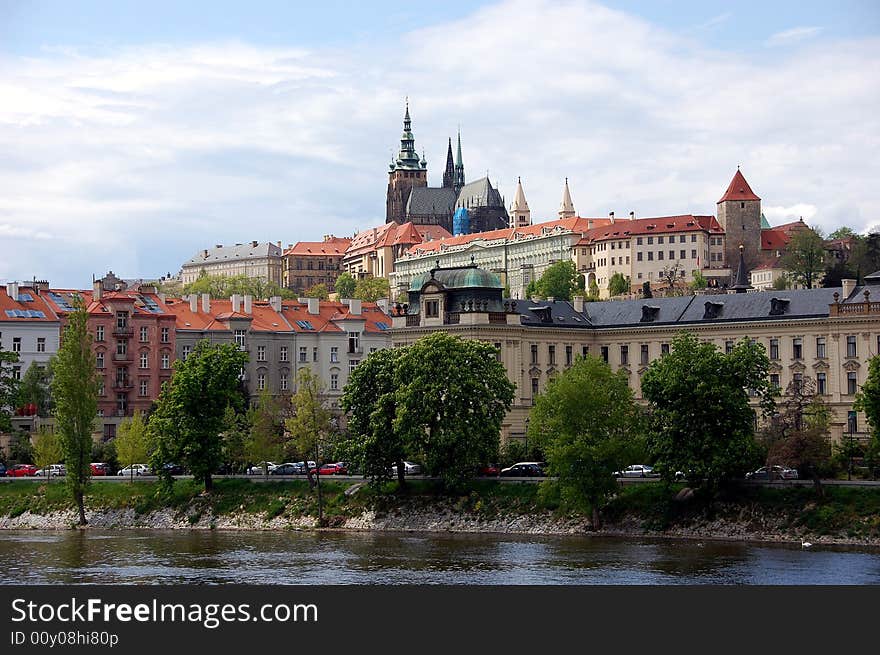 Prague city of Czech Republic.