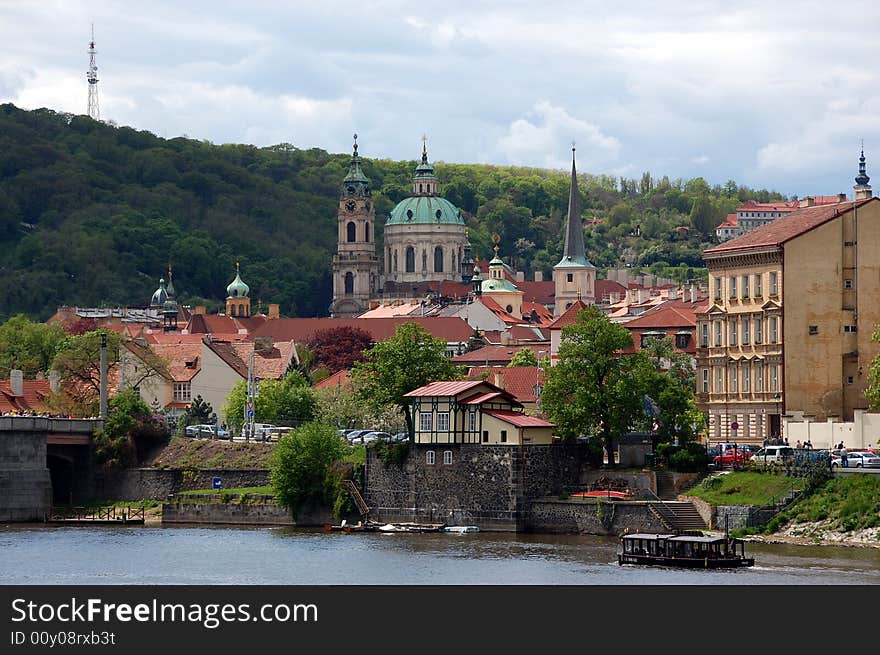 Prague city of Czech Republic.