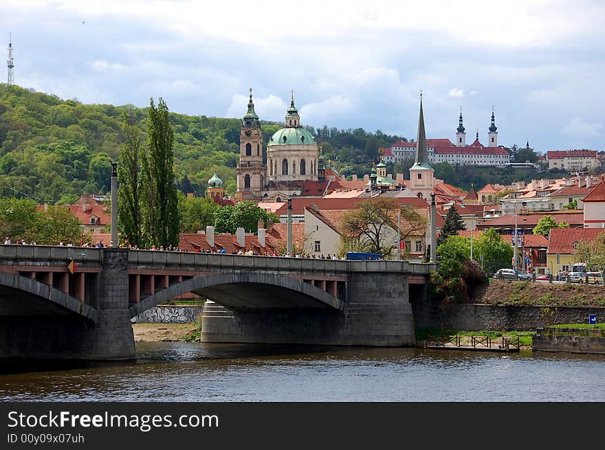 Prague city of Czech Republic.