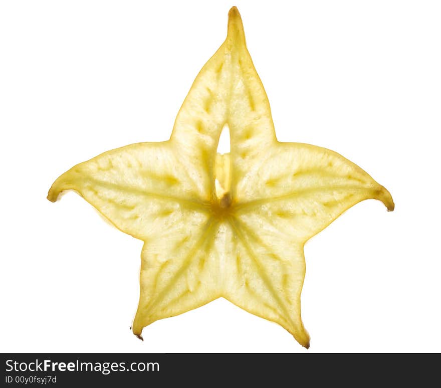 Sliced carambola