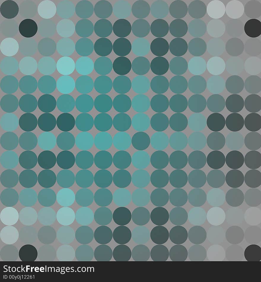 Faded to gray dots background with retro sense. Faded to gray dots background with retro sense