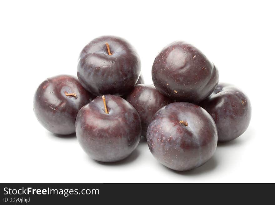 Fresh plums