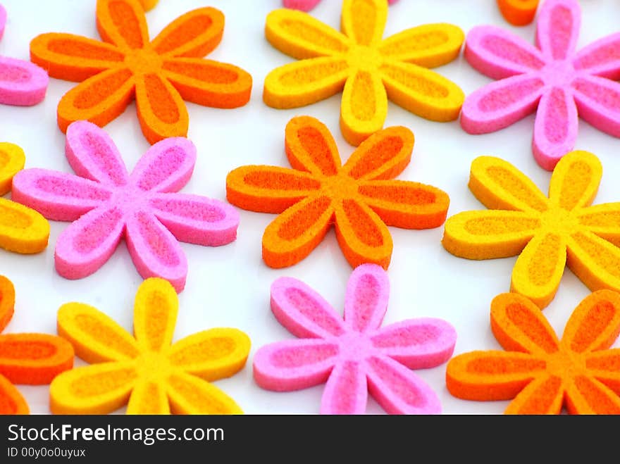 Shot of some pretty foam flowers,ideal as a background. Shot of some pretty foam flowers,ideal as a background