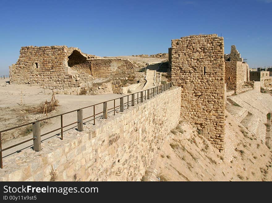 Al-Karak castle in the Jordan