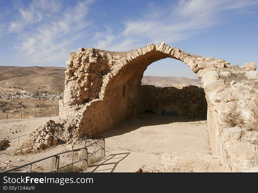 Al-Karak castle in the Jordan