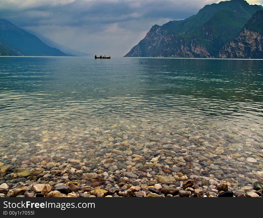 Lake Garda - small boat