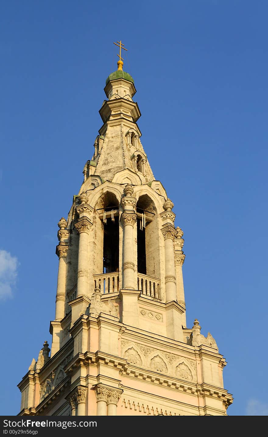 Tower of cathedral church Sofia in Moscow