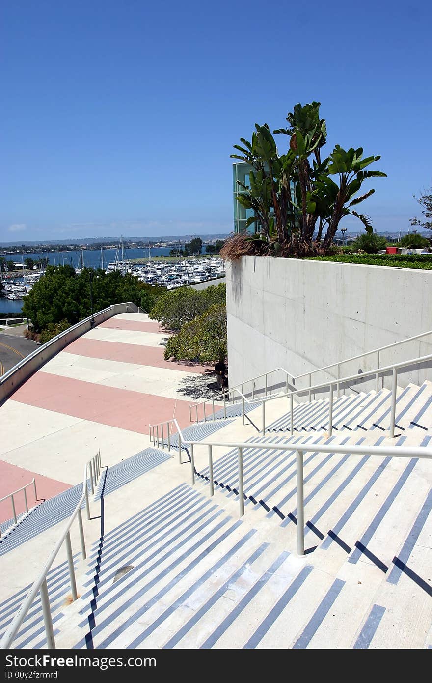 Stairs at san diego conference center