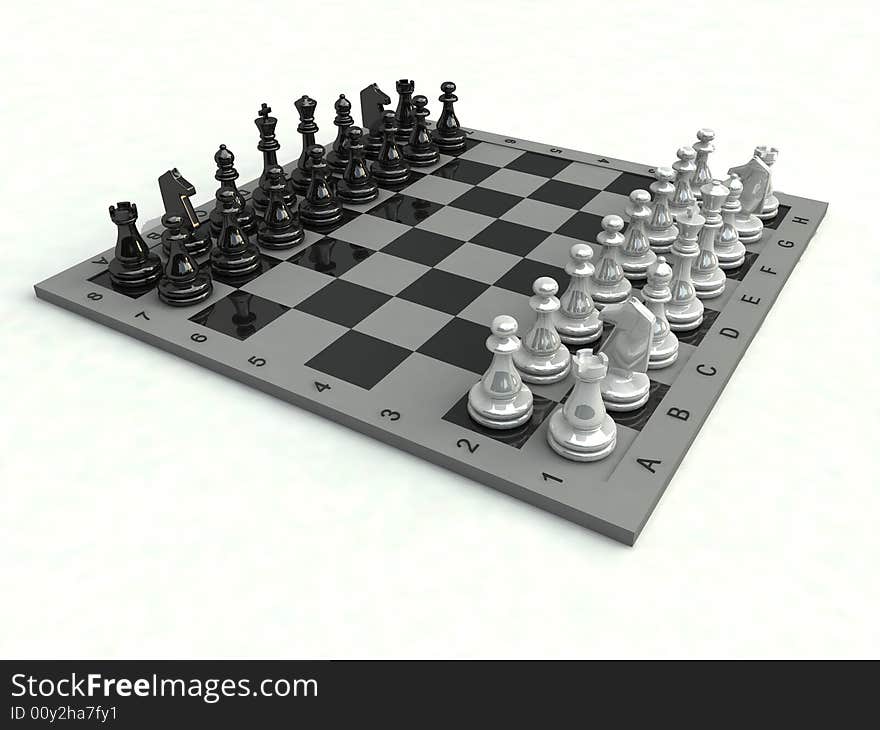 Chess game. For background or web