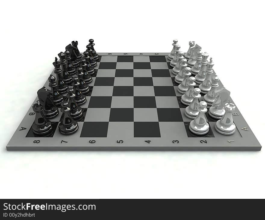 Chess game. For background or web