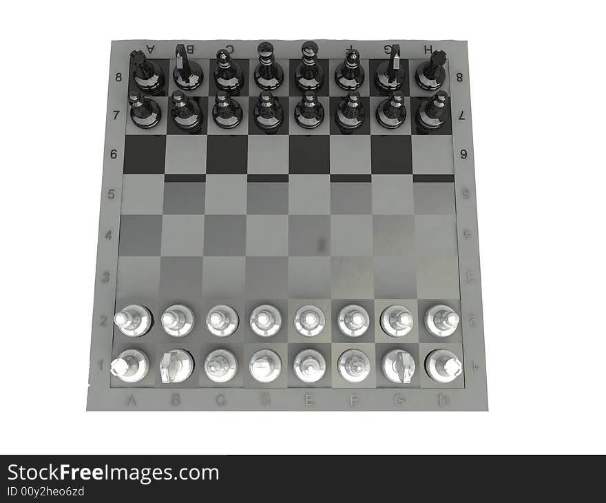 Chess game. For background or web