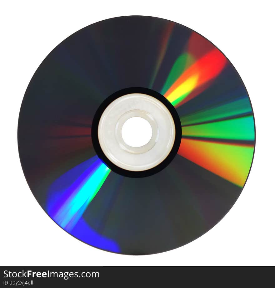 CD isolated on white