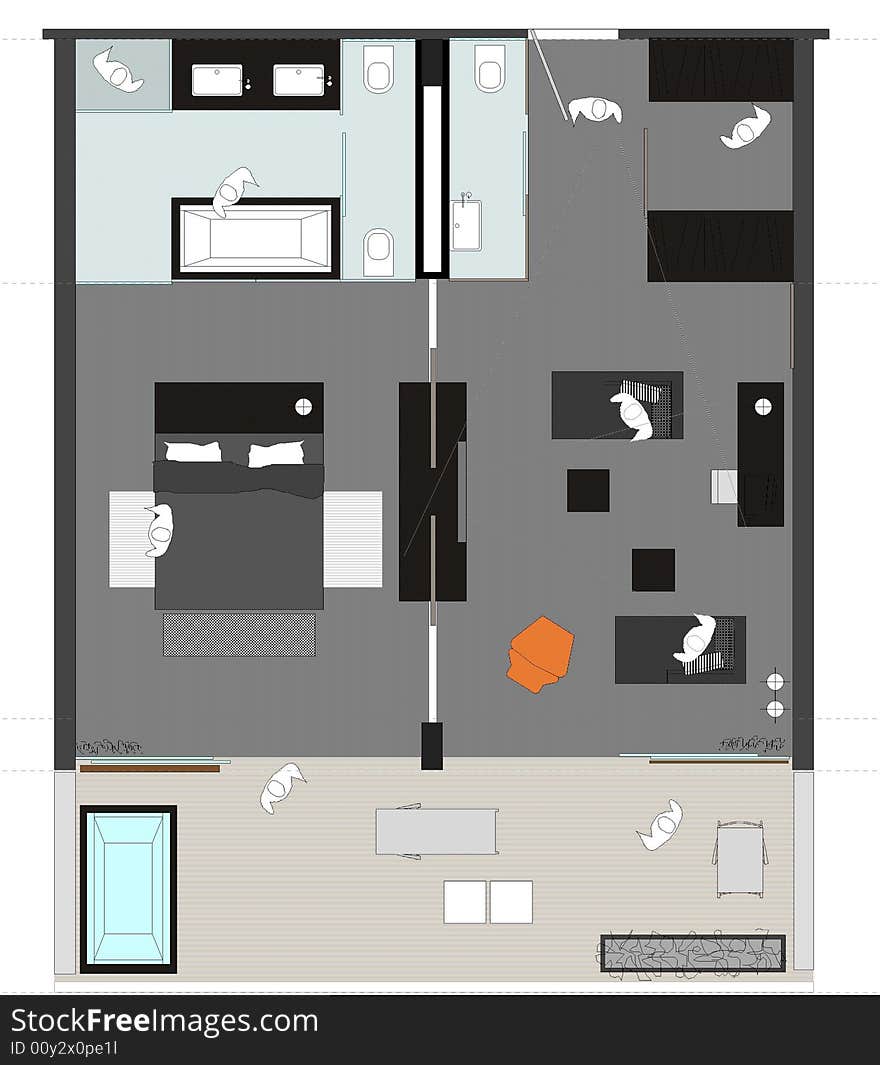 Design of Hotel Room