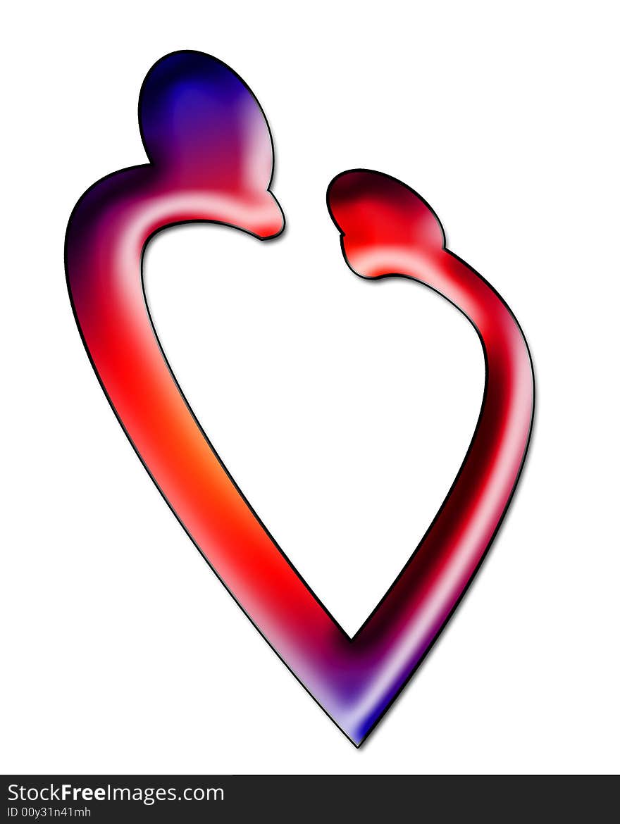 Heart With Two People