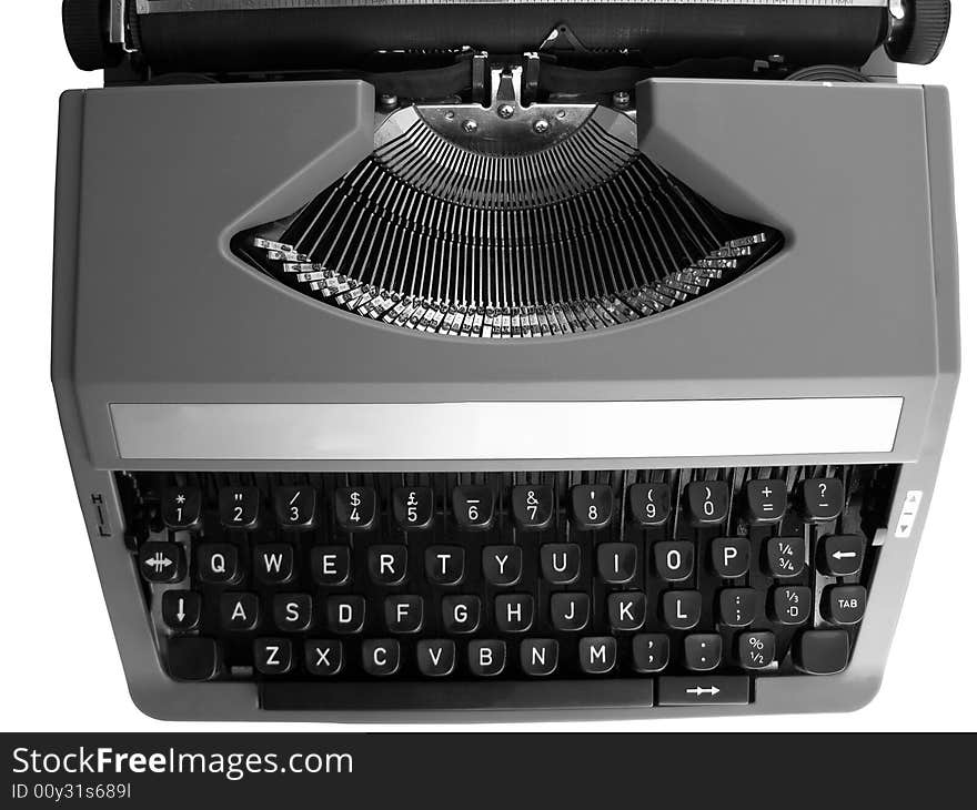 Vintage typewriter that once belonged to a writer