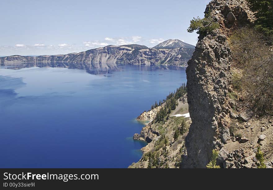 Crater Lake and Mount Scott