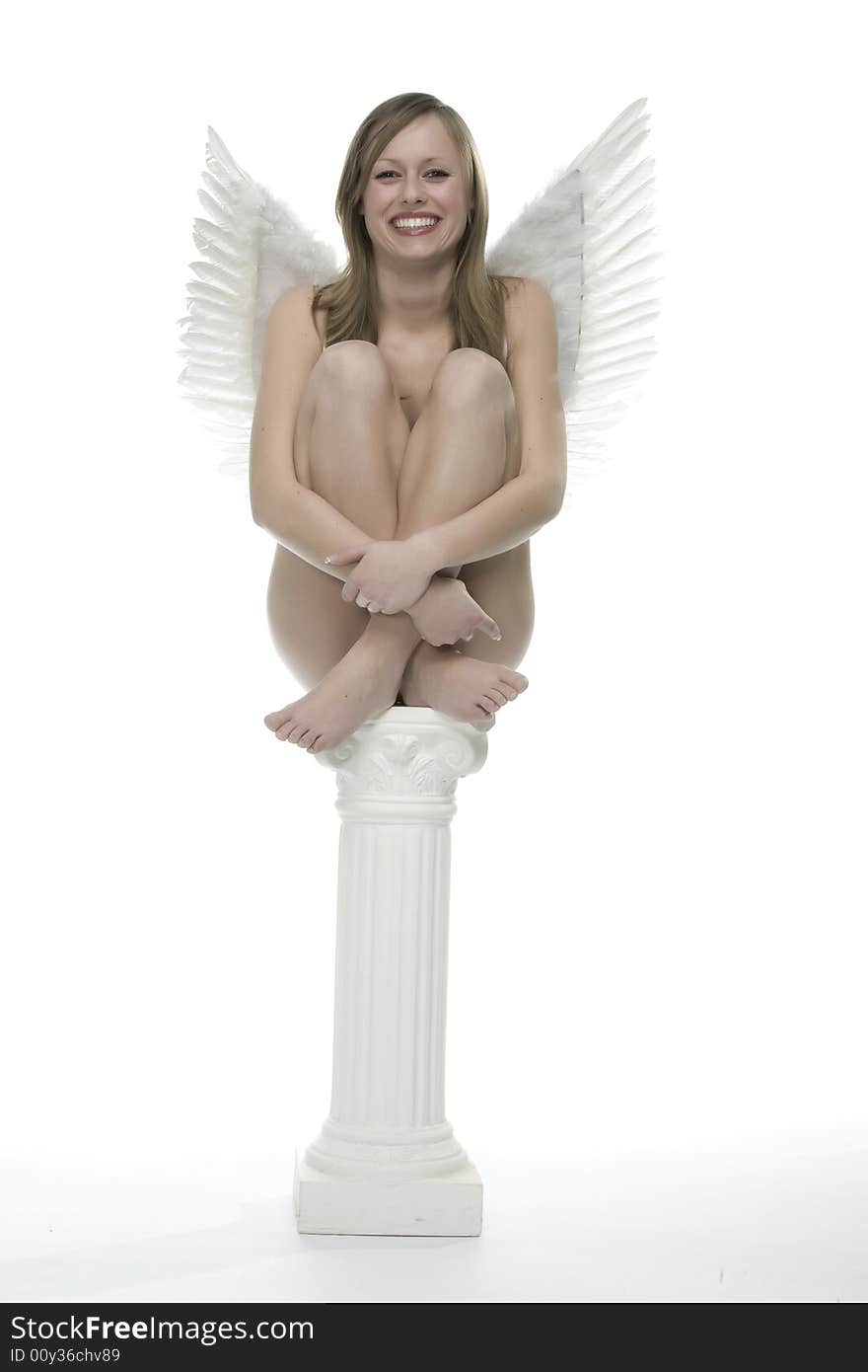 Woman With Angel Wings