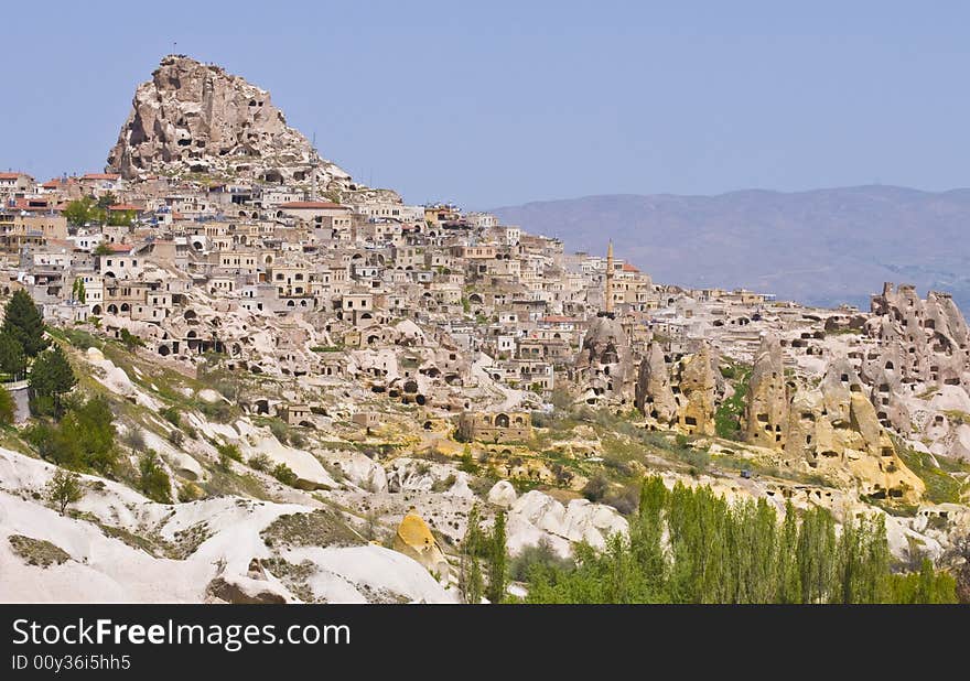 The speciel stone formation of cappadocia turkey