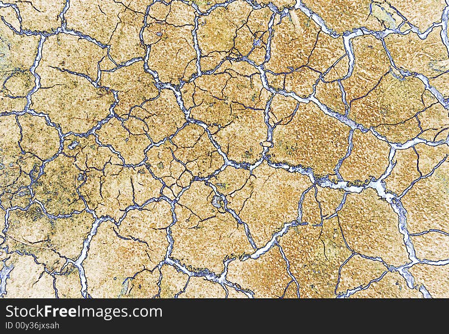 Abstract texture with cracks and shelling. Abstract texture with cracks and shelling