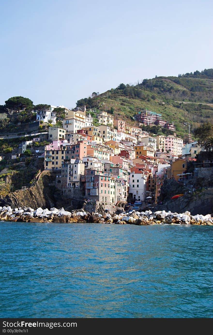 Riomaggiore, Cinque Terre in Liguria, Italy. Cinque Terre is humanity's world patrimony. Riomaggiore, Cinque Terre in Liguria, Italy. Cinque Terre is humanity's world patrimony.