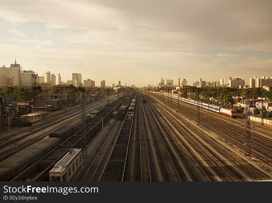 Railway In The City Centre