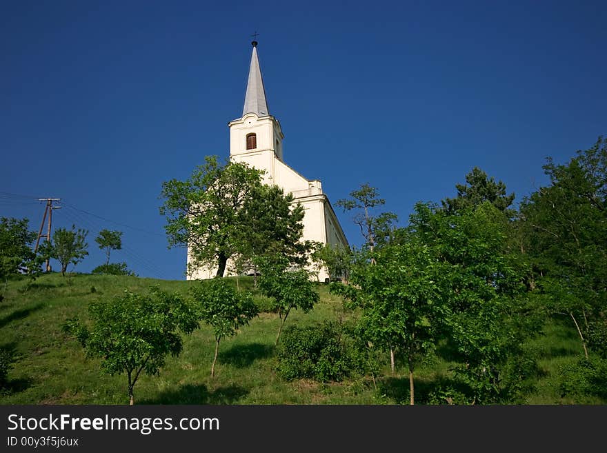 Church in Szentbékkálla, Lake Balaton, Hungary, Central Europe. Church in Szentbékkálla, Lake Balaton, Hungary, Central Europe