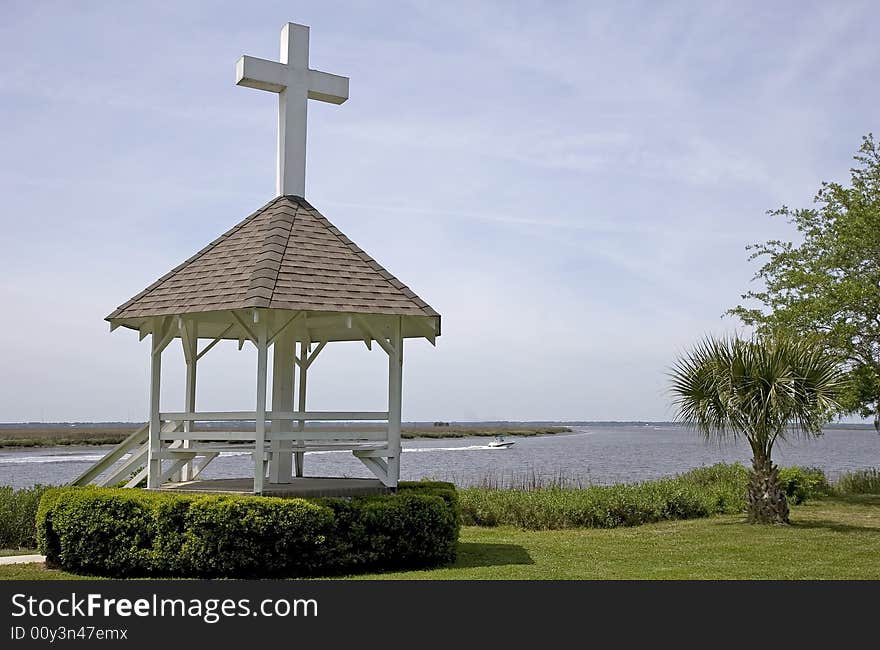 Church Gazebo on Shore