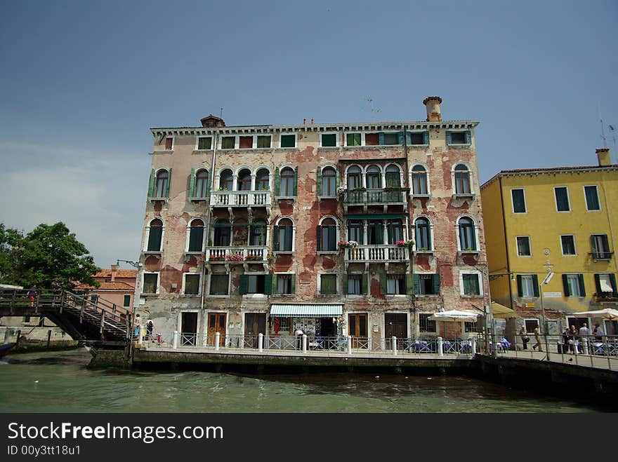 Vintage Building In Venice