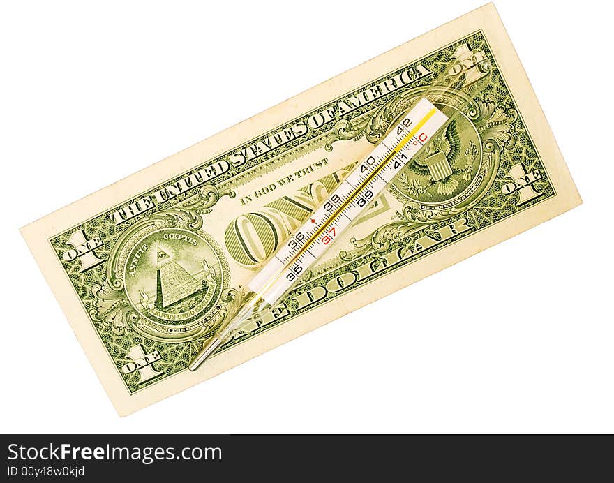 Temperature rising on foreign exchange market (metaphor). Temperature rising on foreign exchange market (metaphor).