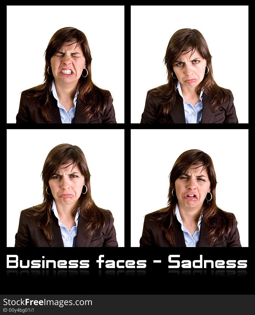 Collection Of 4 Businesswoman Portraits