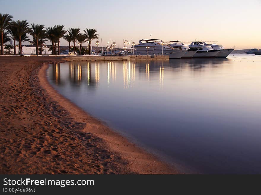 Beach And Boats