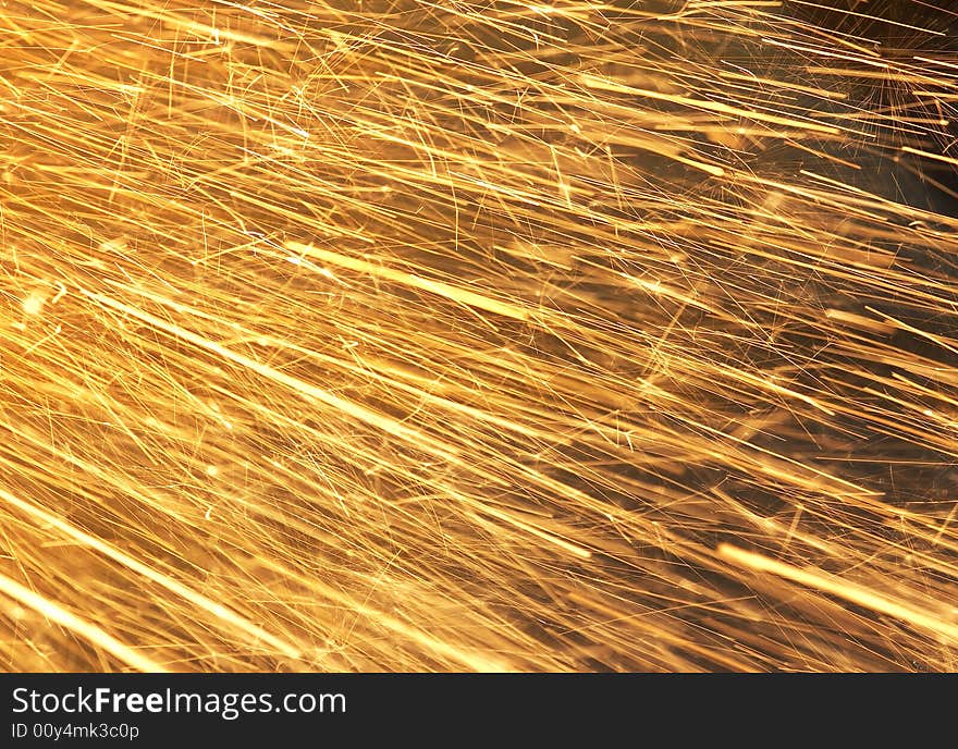 A abstract background of yellow rays flowing. A abstract background of yellow rays flowing