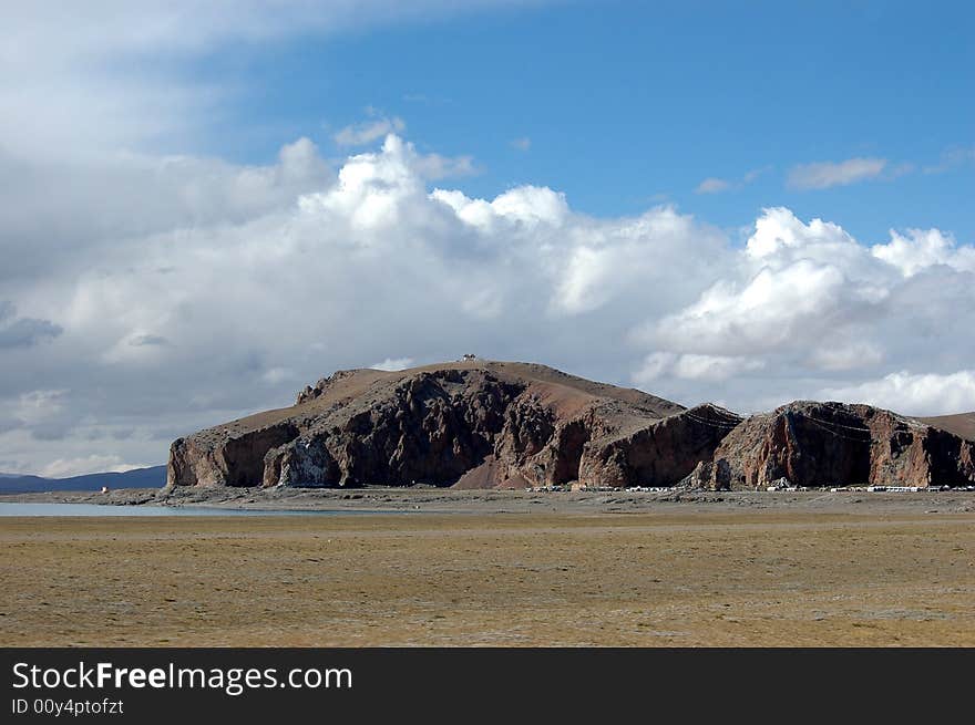 Tibet Wilderness Under The Blue Sky