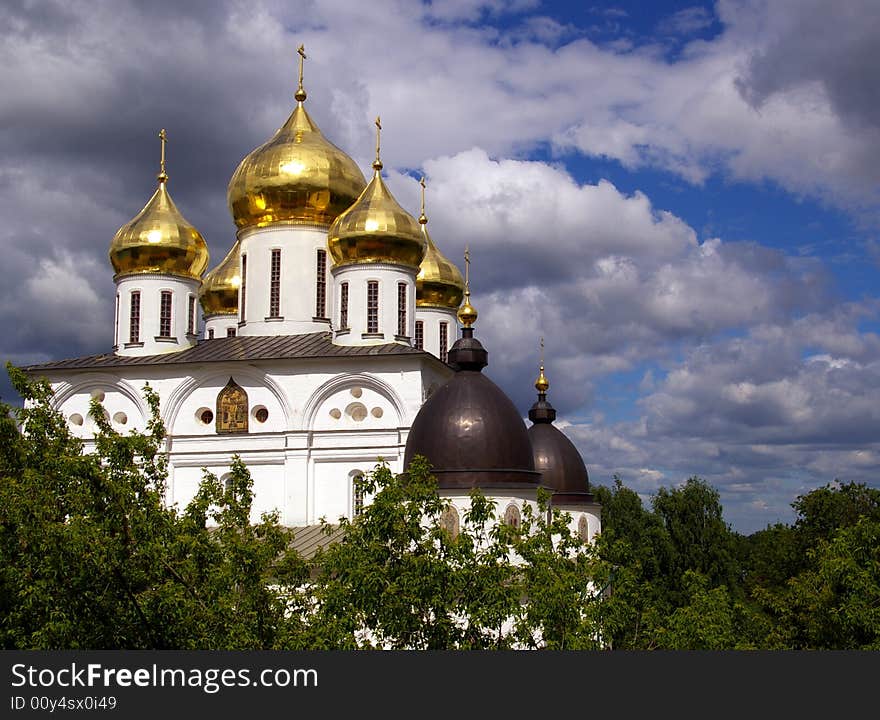 Uspenskii Cathedral In Dmitrov