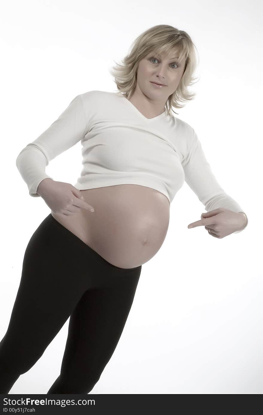 A pregnant woman whit back ground