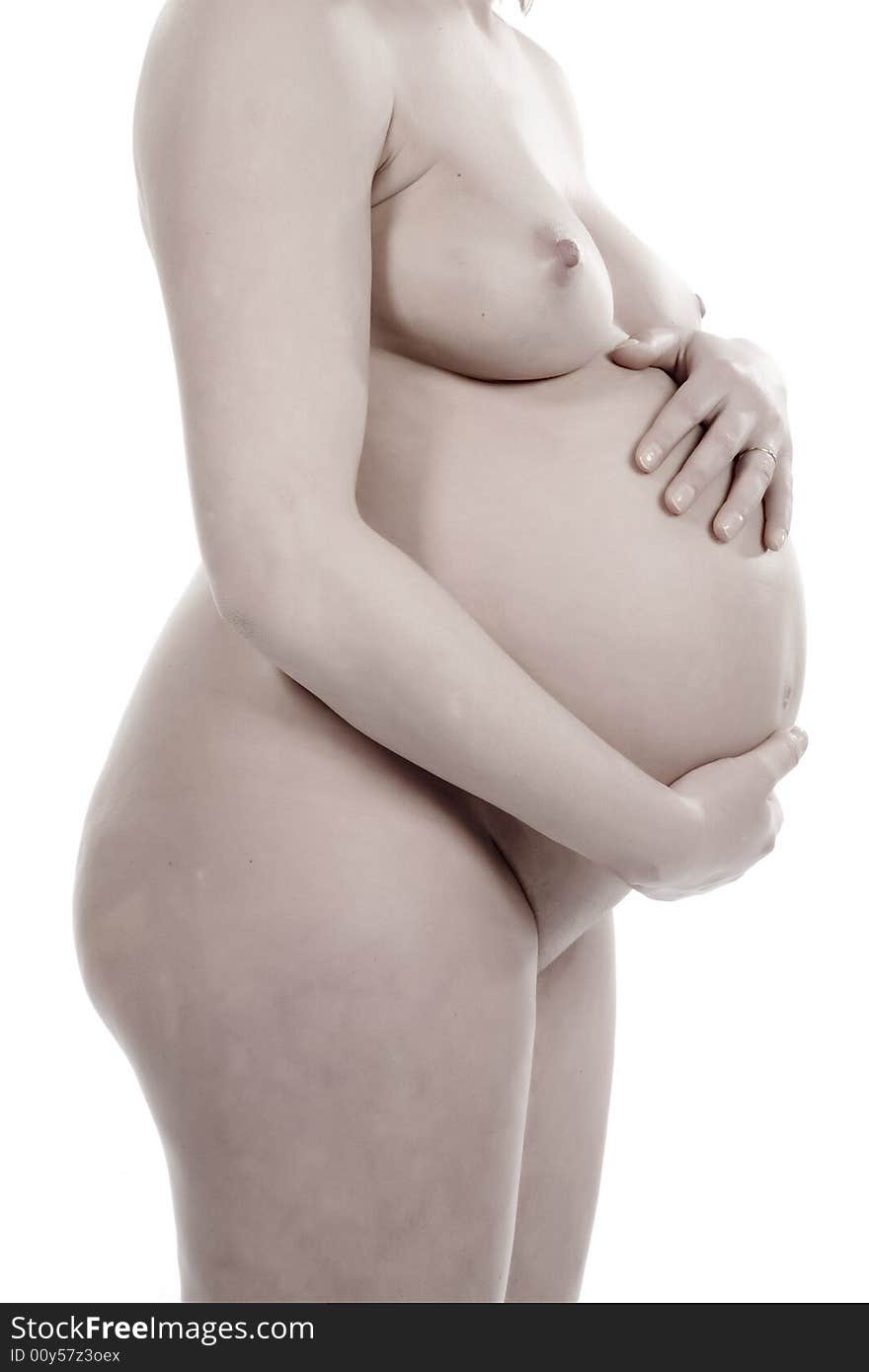 A pregnant woman whit back ground