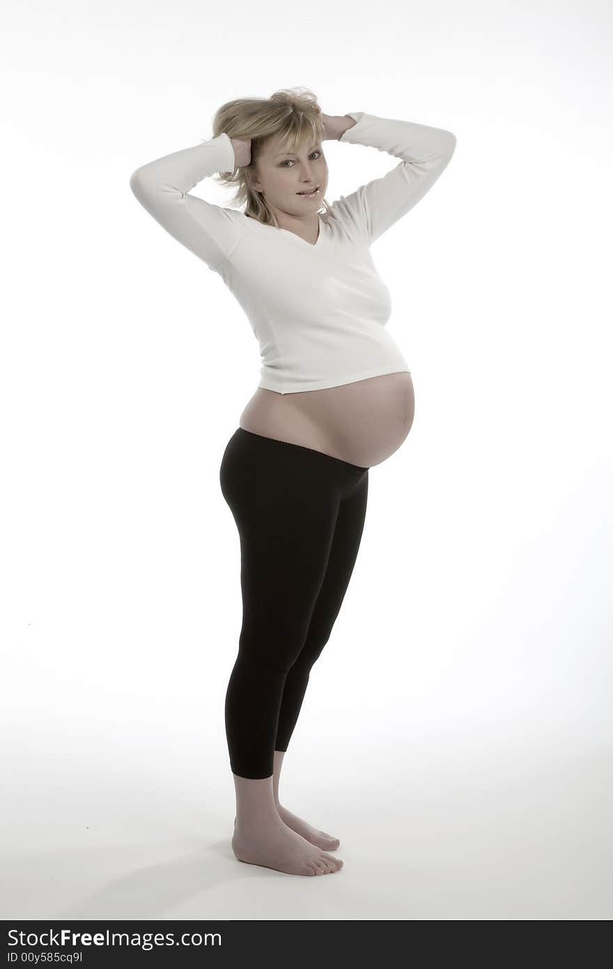 A pregnant woman whit back ground