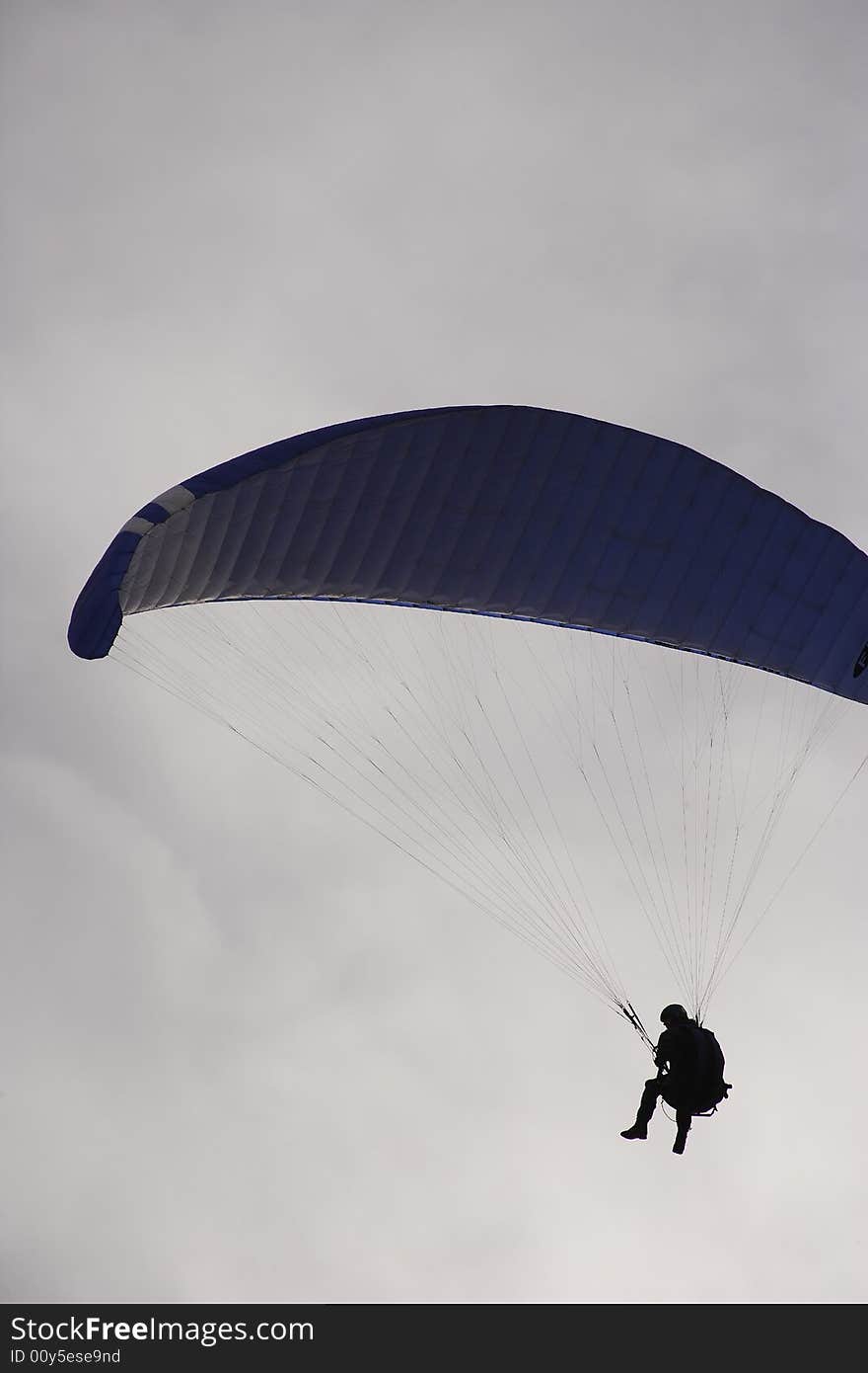 Paragliding at the Jurassic Coast, England, UK. Paragliding at the Jurassic Coast, England, UK