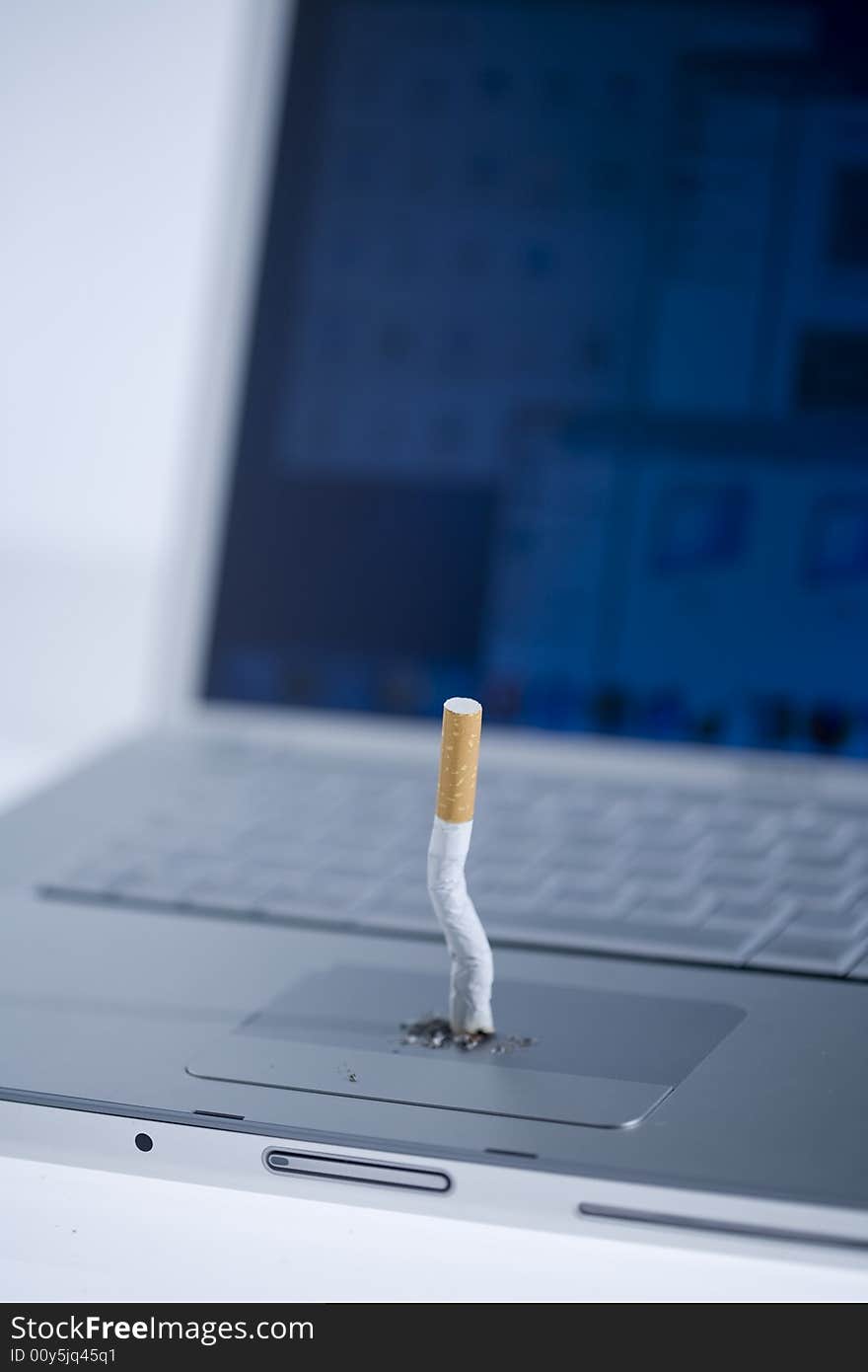 Cigarette Off The Computer