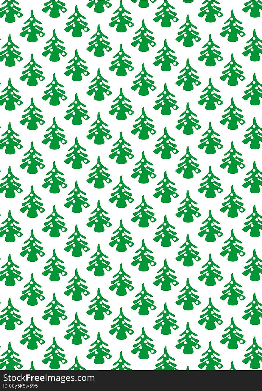 Wallpaper with christmas tree pattern. Wallpaper with christmas tree pattern