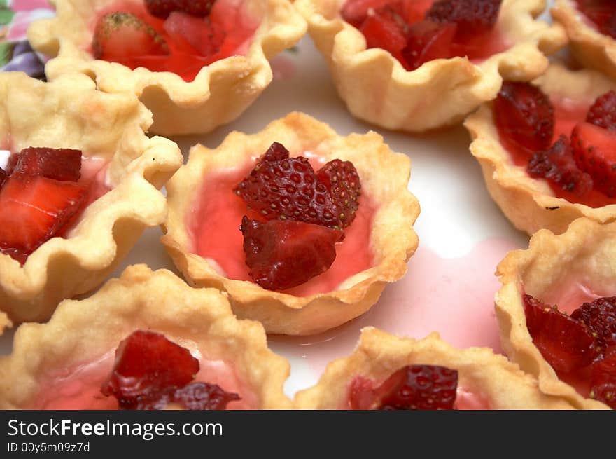 Strawberry pastry