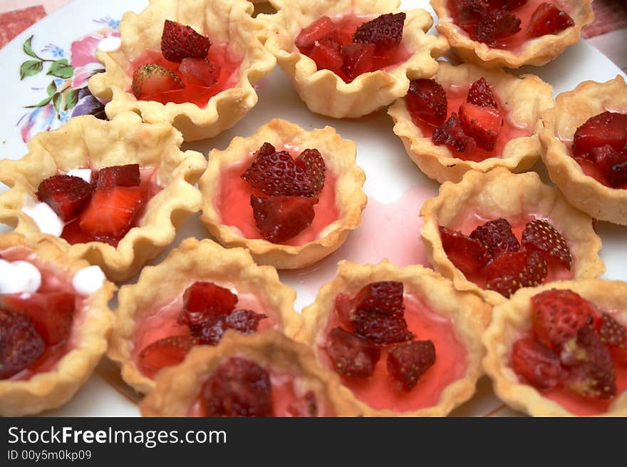 Strawberry pastry