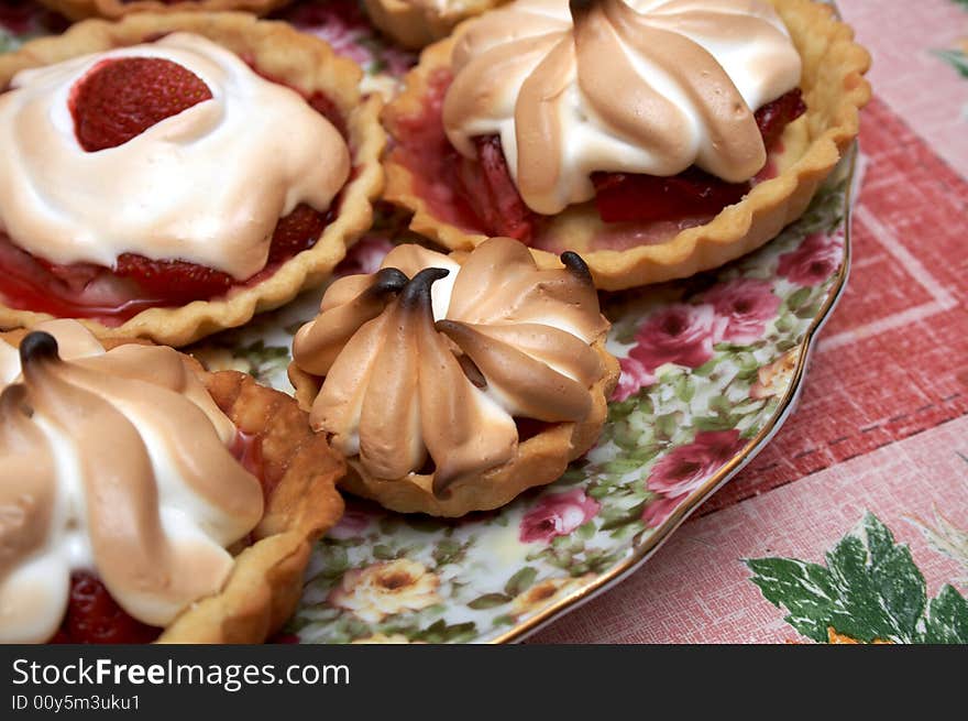 Strawberry pastry