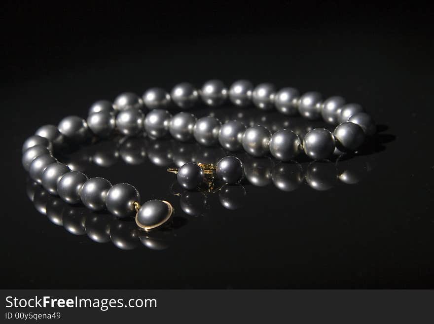 Black Pearls Necklace