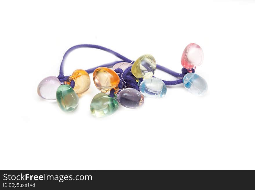 Hair-pin on the white isolated background