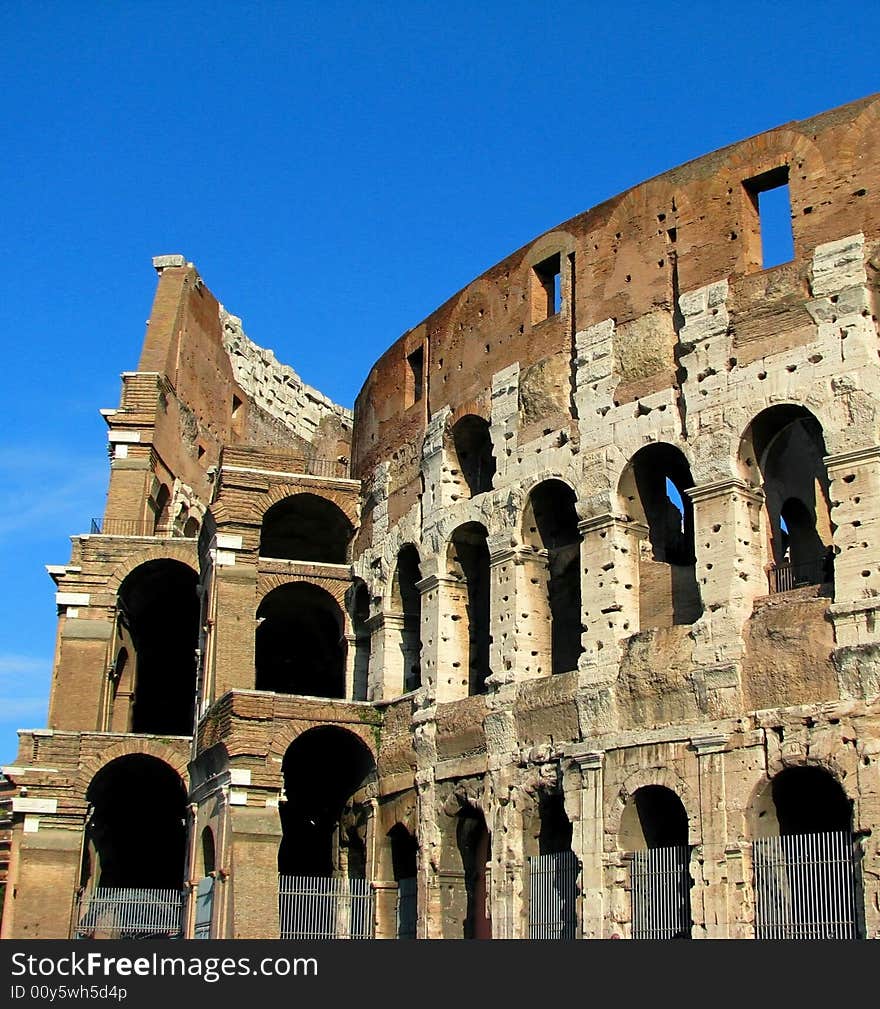 Rome Coliseum Side View