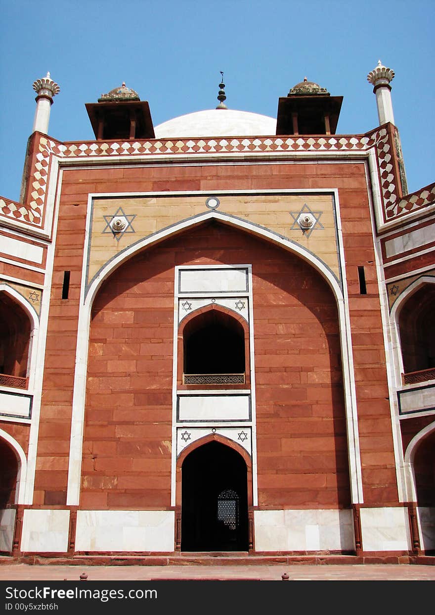 Entrance to Humayun's Tomb in New Delhi, India. Entrance to Humayun's Tomb in New Delhi, India.